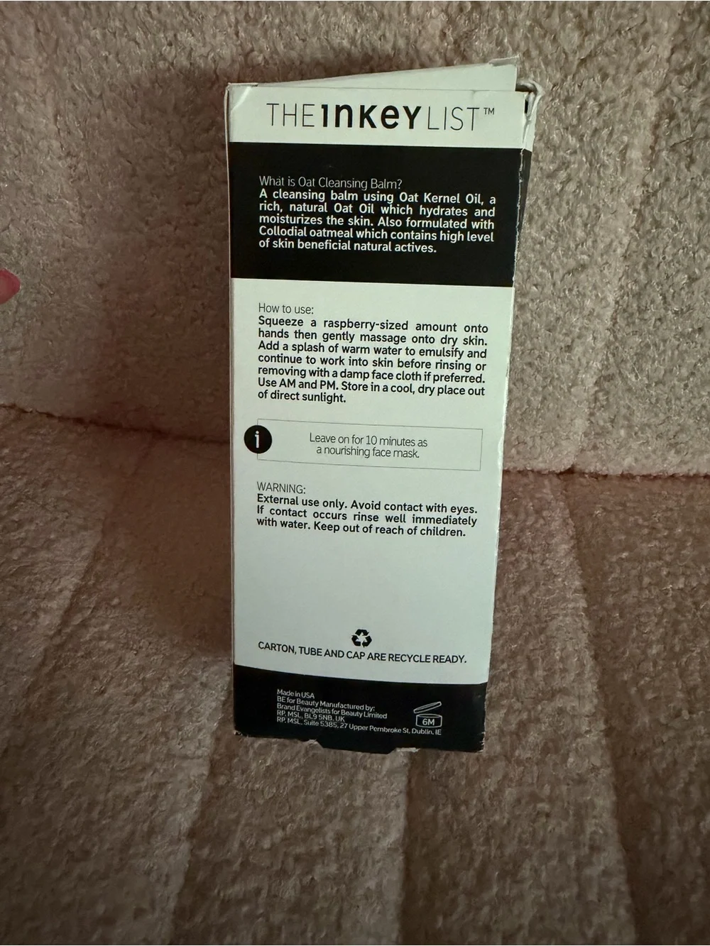 Oat Cleansing Balm — White